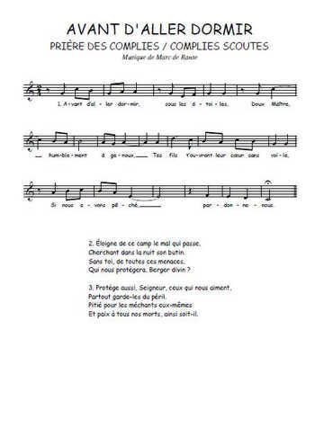 Avant d'aller dormir